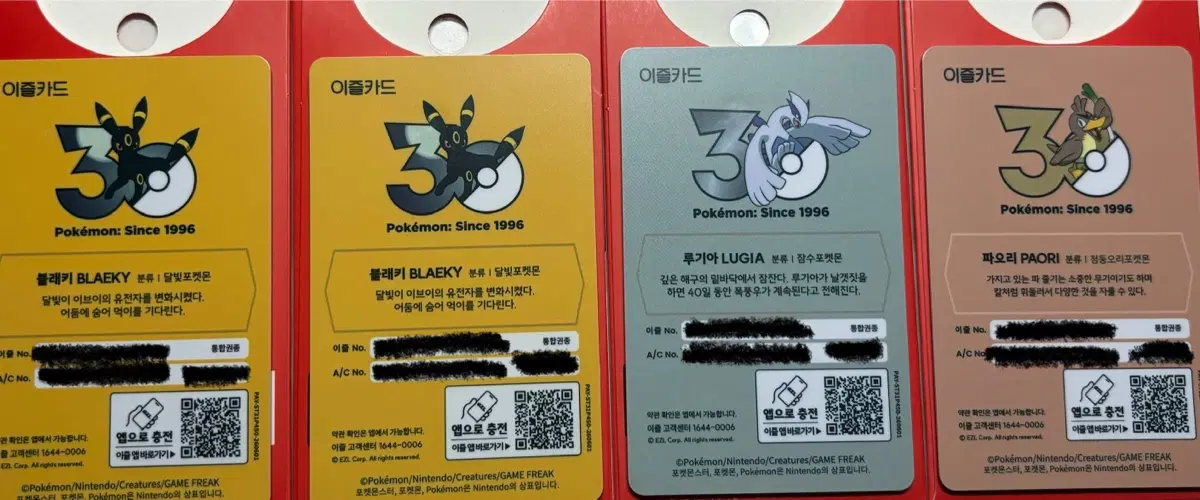 포켓몬 교통카드 이즐카드