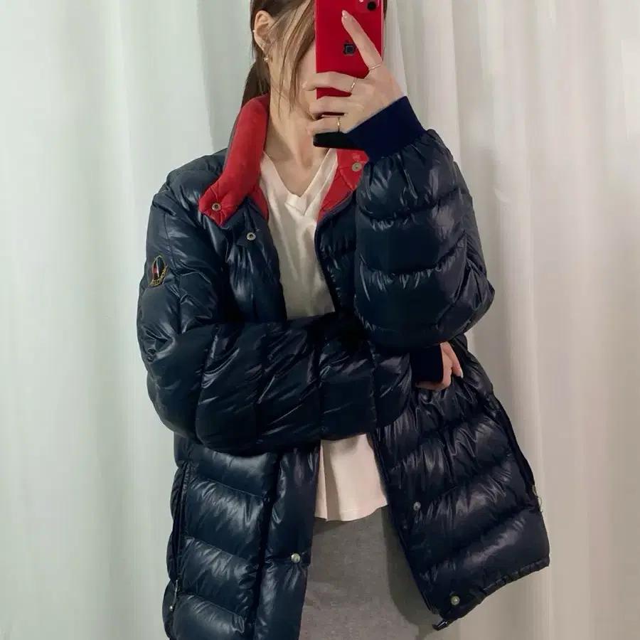 몽클레어 네이비 패딩