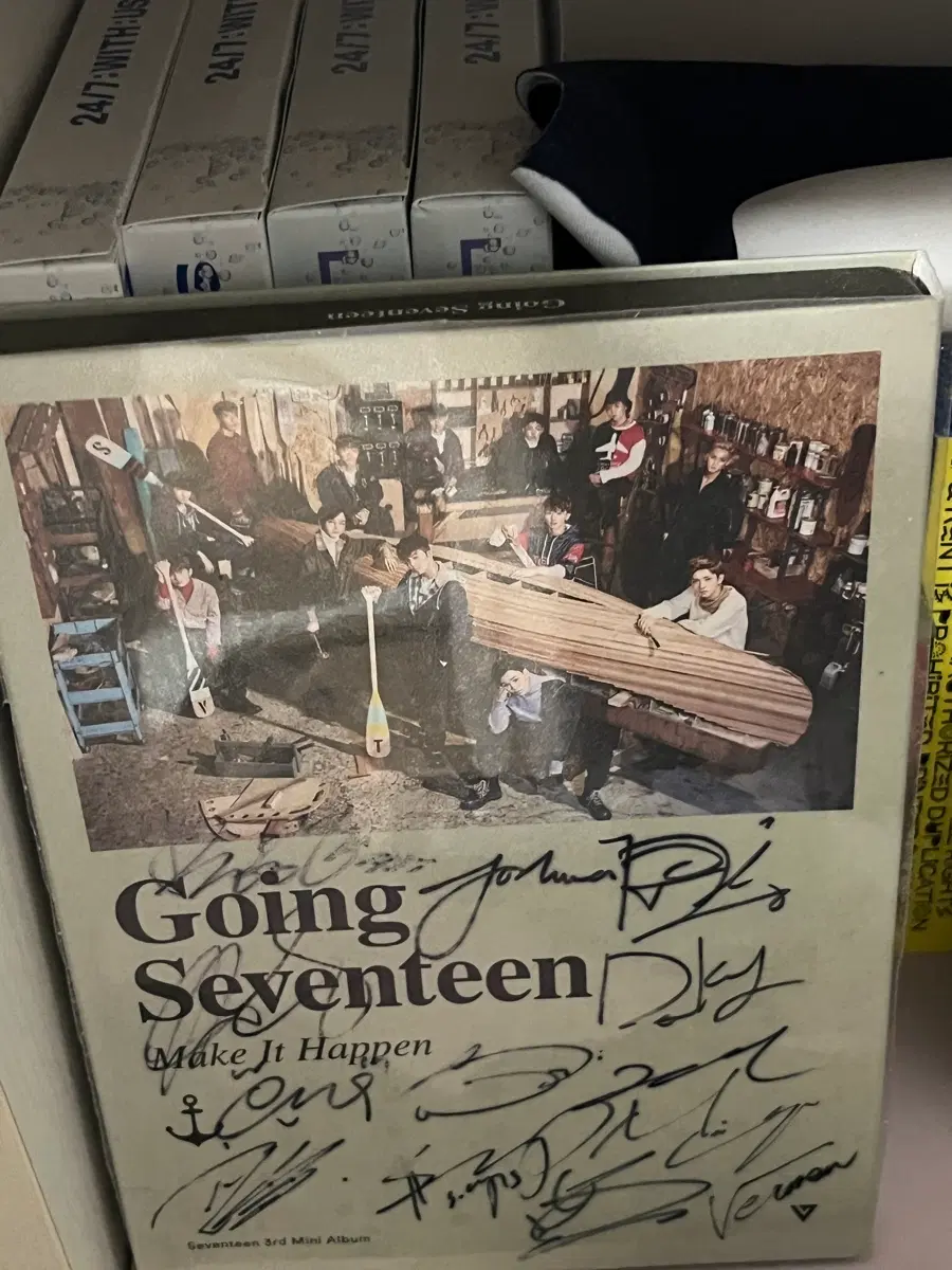 고잉세븐틴 싸인 앨범