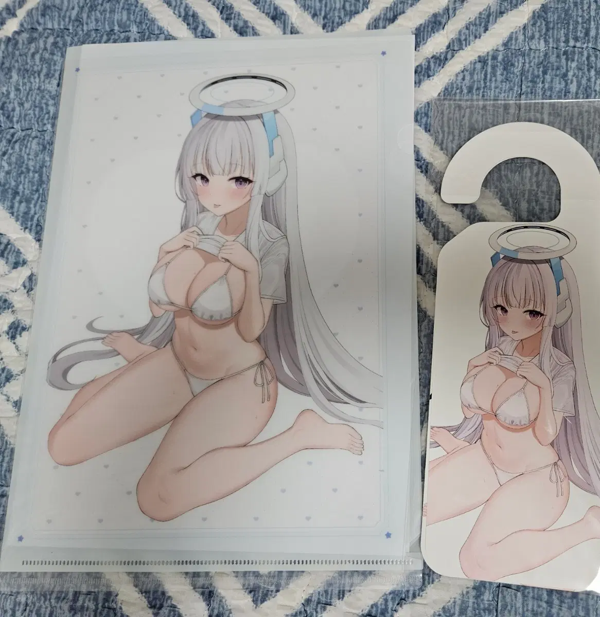 블루아카이브 유우카 노아 클리어파일+엽서 일괄 팝니다