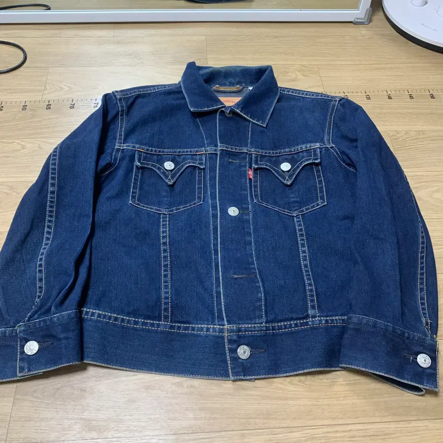 [L/100-105] 리바이스(Levi's) USA제 TYPE 1 웨스턴 데님 자켓 (2002년작)
