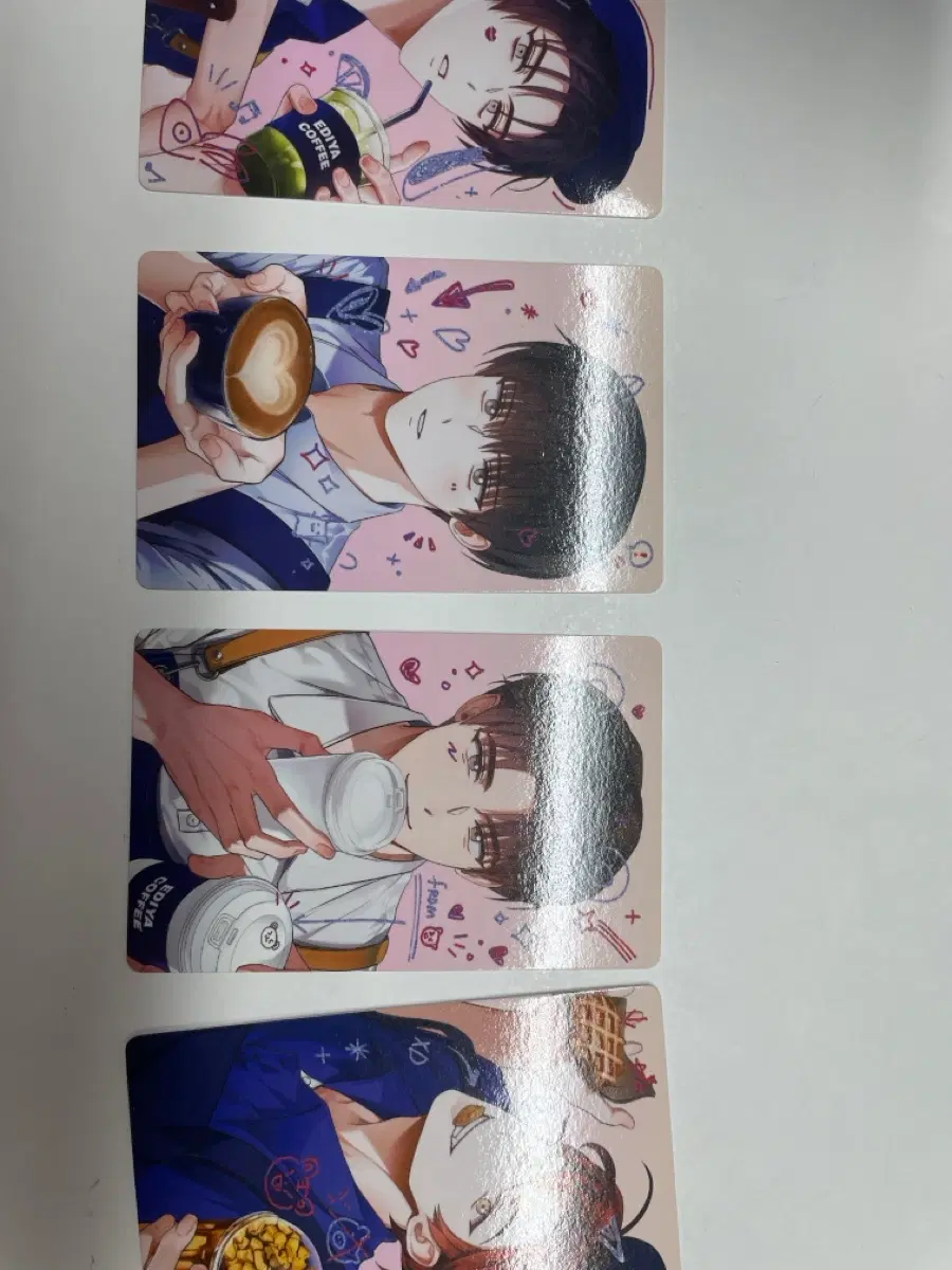 데못죽 이디야 콜라보 포카