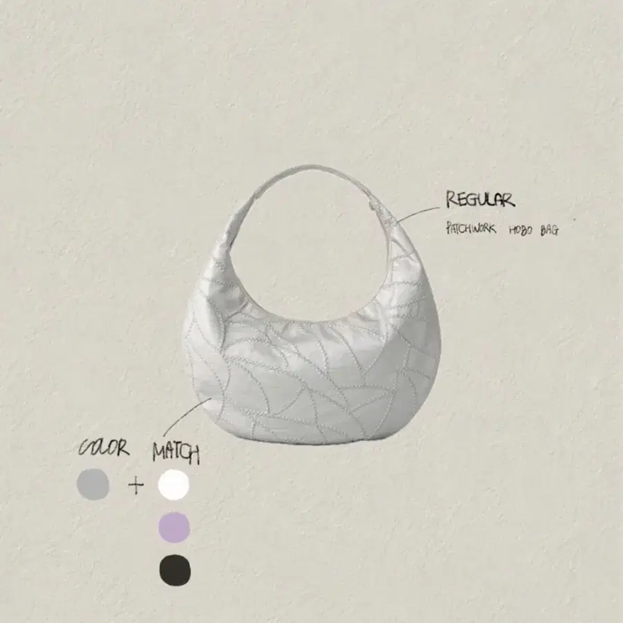 Regular 호보백 실버