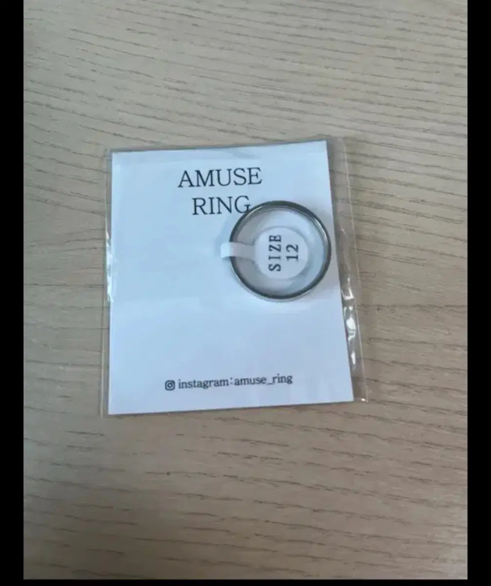 [새상품] AMUSE 링 사이즈 12