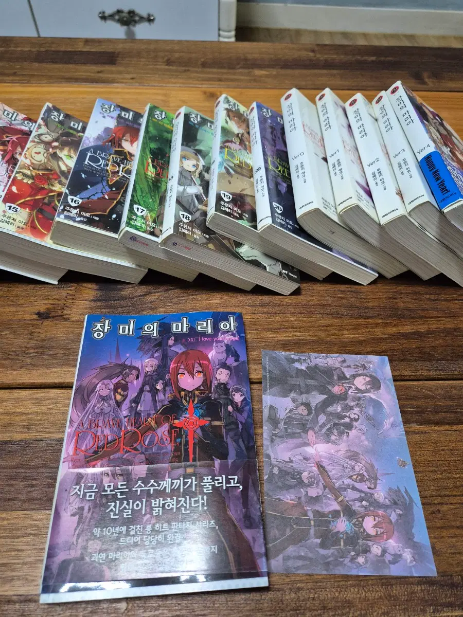 라노벨[절판 희귀본/상태양호] 장미의 마리아 전권 풀세트 (본편 21권 + 외전 6권, 총 27권) 풀세트를 한 번에 모으실 분께 추천드립니다.