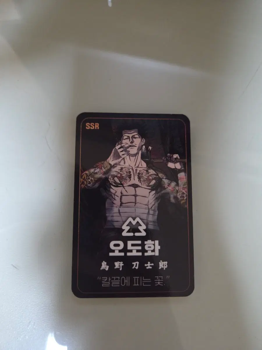 웹툰 캐슬 굿즈 SSR 오도화 카드
