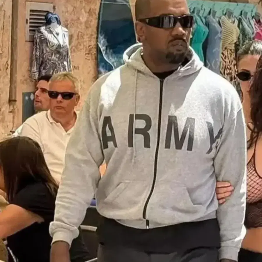 [XL] 빈티지 OG US ARMY 후드집업 칸예