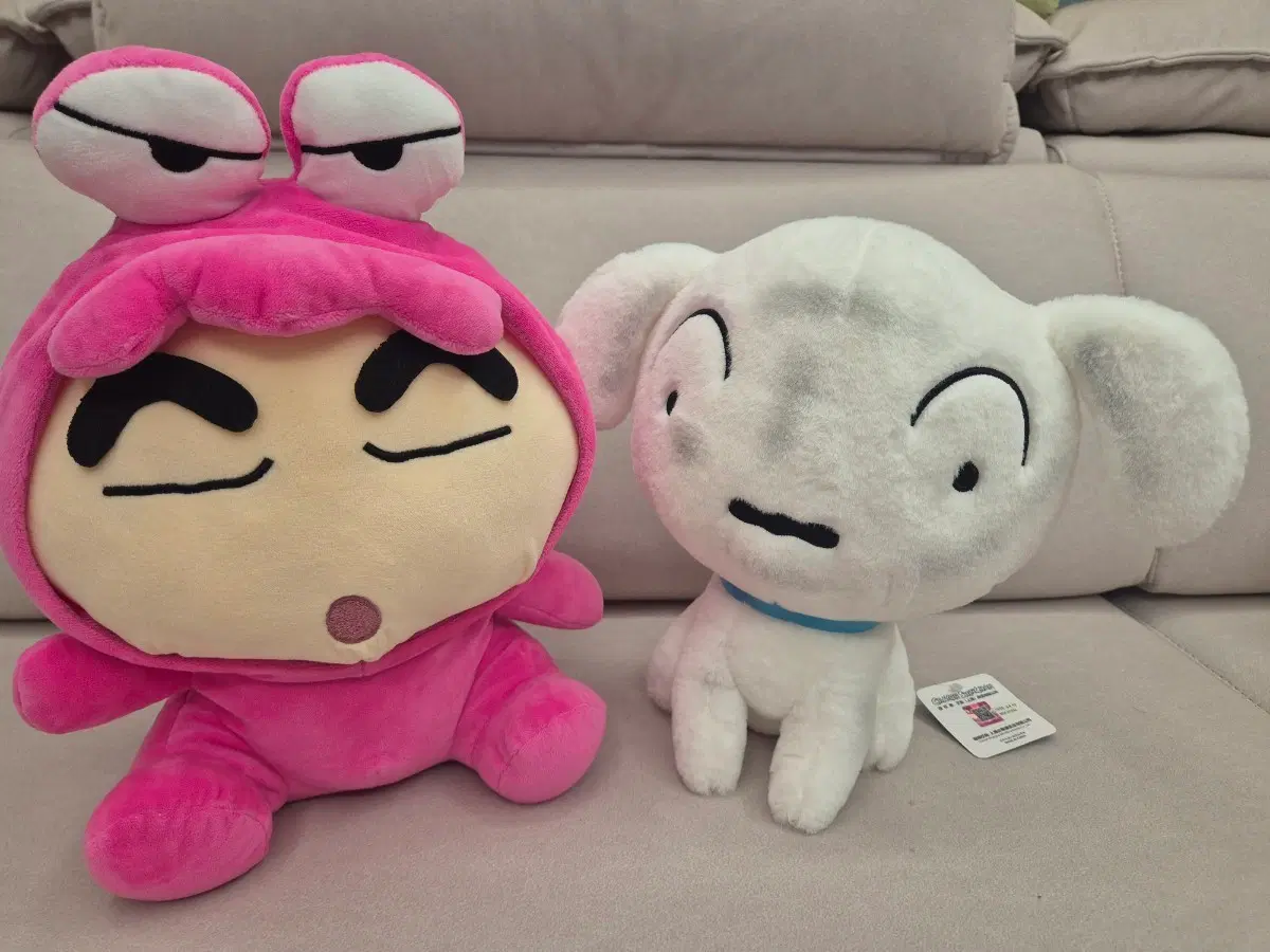 [미사용] 짱구 흰둥이 인형 세트