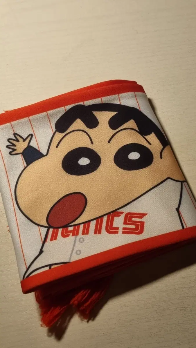 롯데자이언츠 짱구 머플러 레드