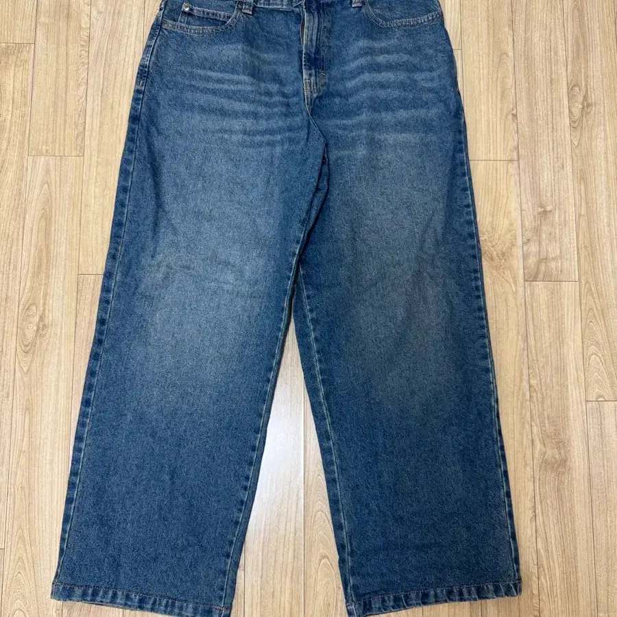 디키즈 트러커 루즈핏 데님 팬츠 Khaki Tinted Blue 34