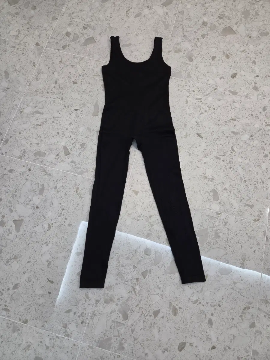블랙 바디수트 필라테스 요가 발레 점프수트 66(M)