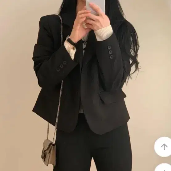 원버튼 블레이저 숏자켓