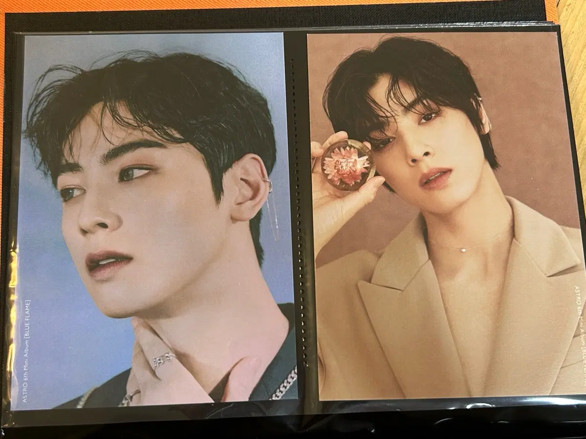 차은우 블루프레임 공식 엽서