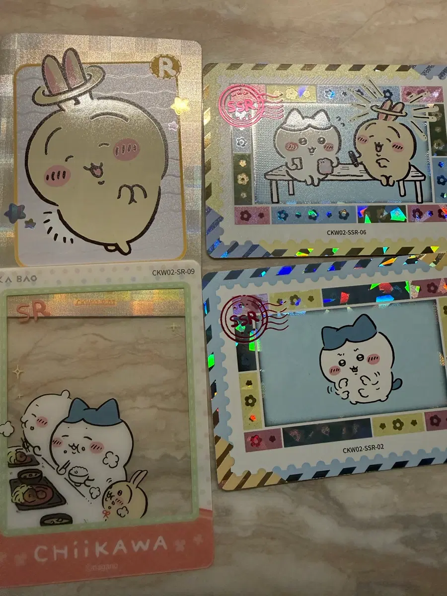 치이카와 우사기 하치와레 카드 일괄