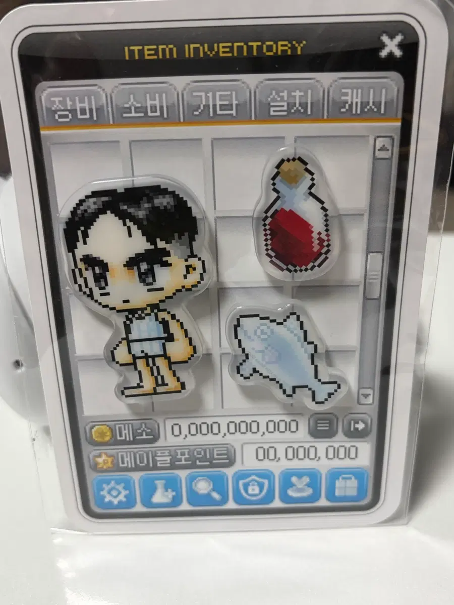 메이플스토리 아크릴 마그넷 세트 토벤머리용사