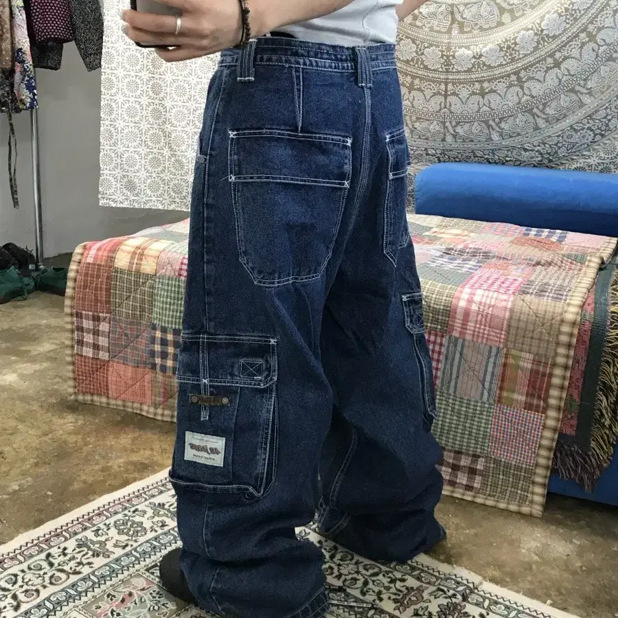 48JEANS  디테일 카고 대님팬츠 z2085