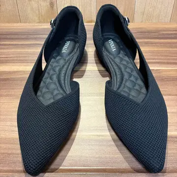 [컨디션 최상] VIVAIA 비바이아 사이드컷 펌프스 블랙 39 24.5cm
