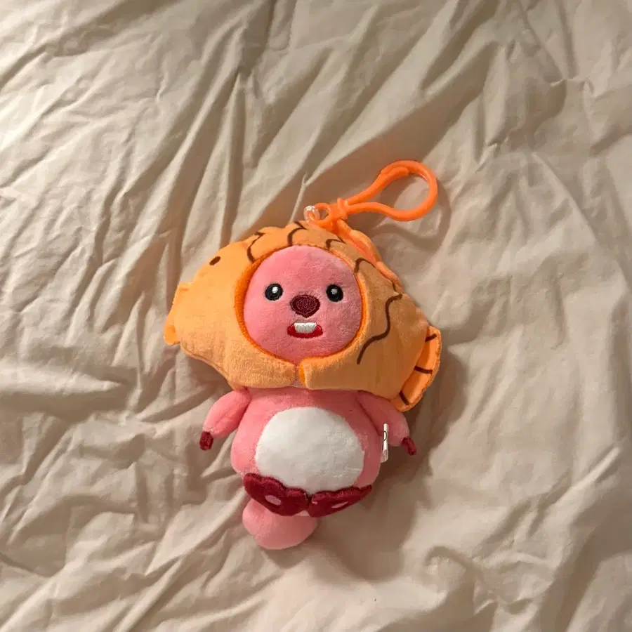(새상품) 잔망루피 붕어빵 키링 인형