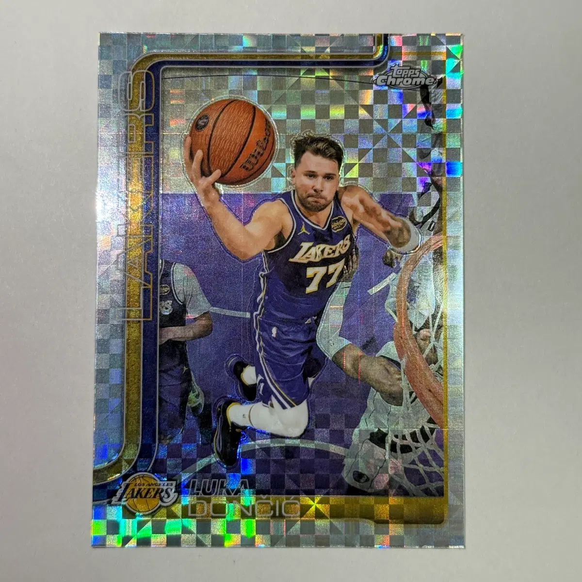 LA레이커스 루카 돈치치 엑스프렉터 탑스크롬 NBA 농구 카드