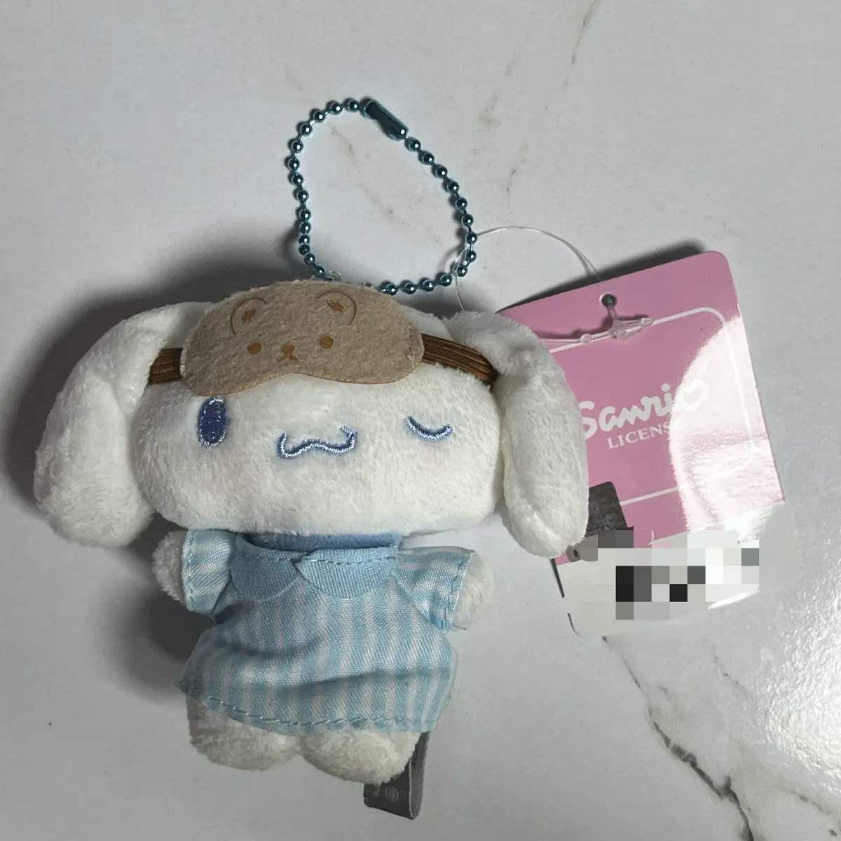 산리오 꿀잠 시나모롤 인형 키링