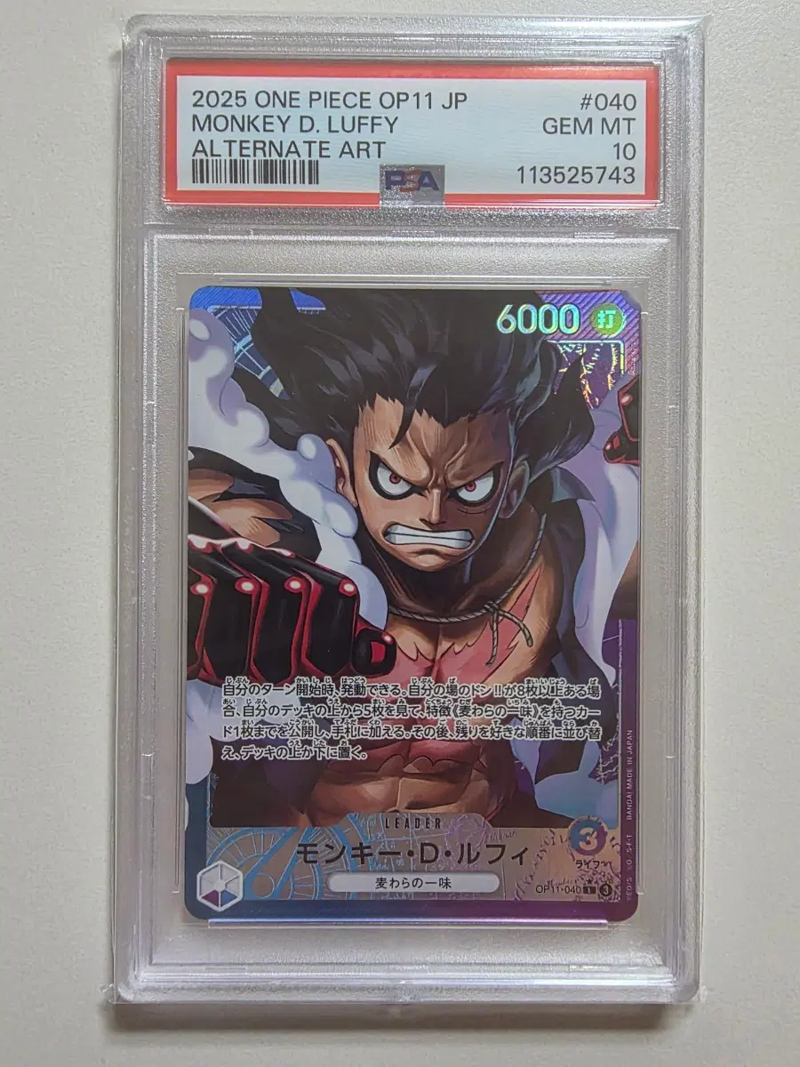 루피 리더 패러렐 PSA10