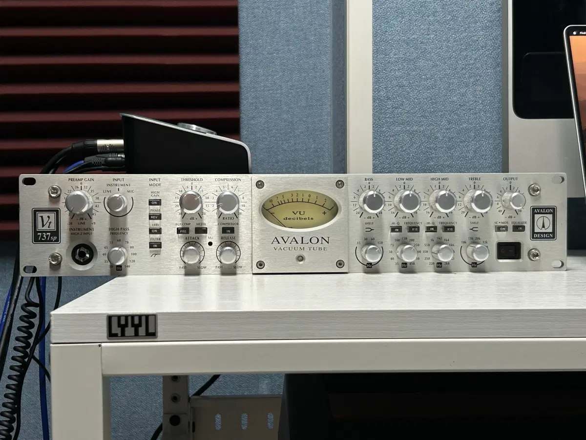아발론 vt737sp 채널스트립 프리앰프 컴프레서 eq