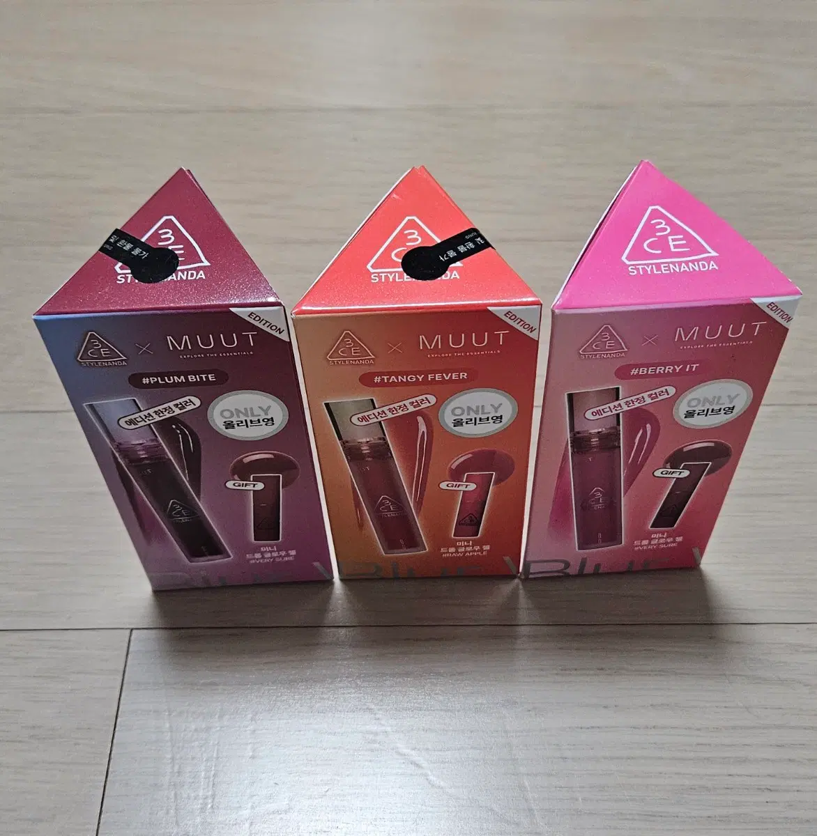 3CE 블러 워터 틴트 플럼 바이트 탱이 피버 베리 잇 올리브영 단독 기획 세트
