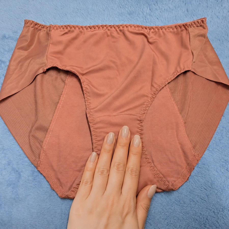 4u(중고)[M] 여성 자주 핑크 무지 팬티