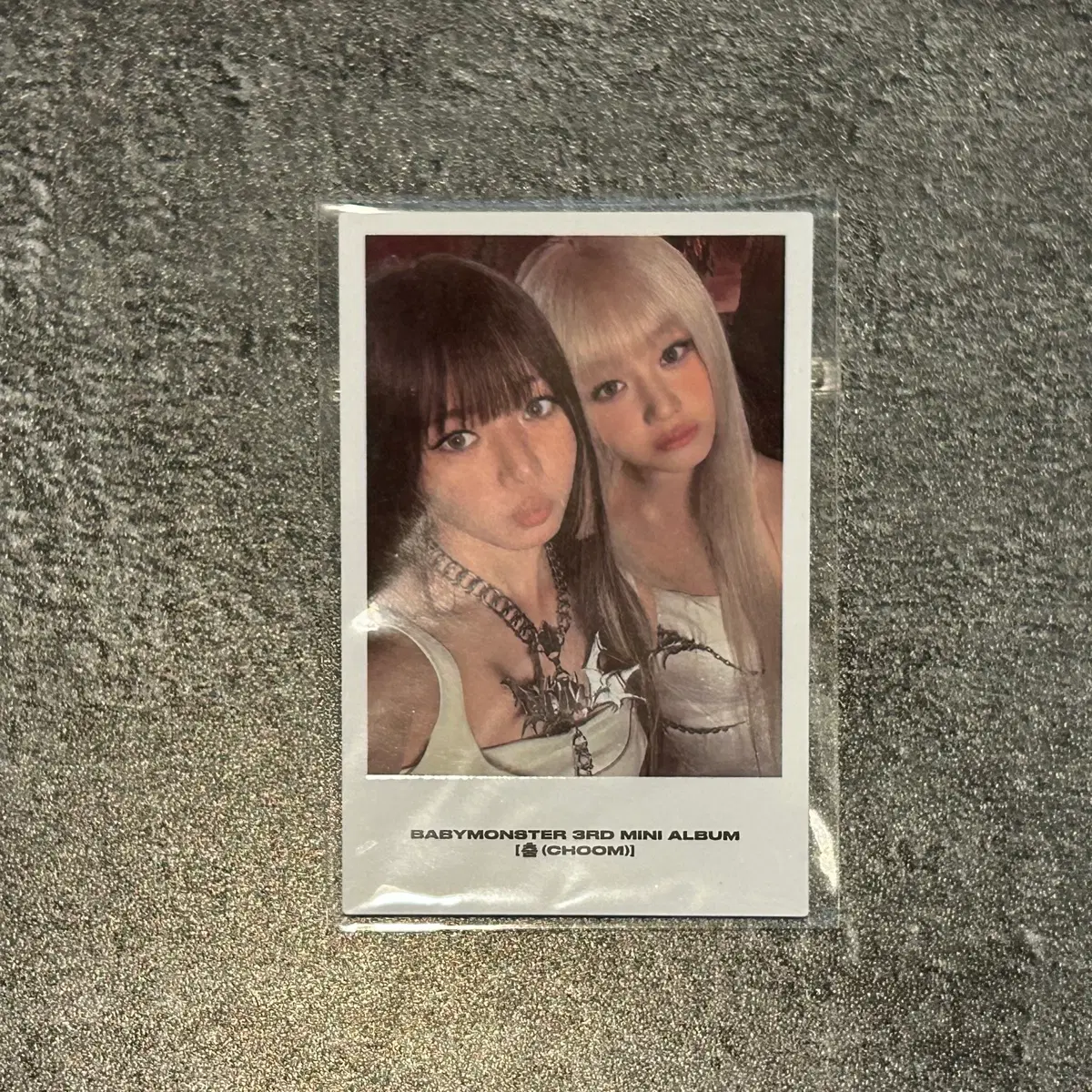 베이비몬스터 춤 choom 위버스 유닛 특전 포카