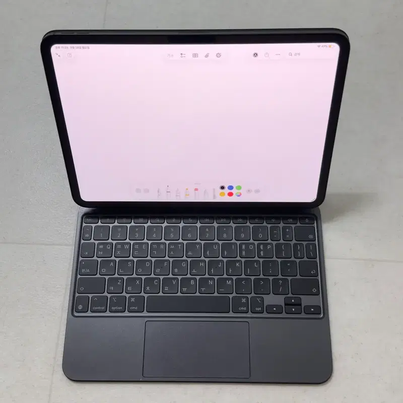 애플 아이패드 프로 11 m5 스페이스 블랙 wifi 512GB + 매직 키보드
