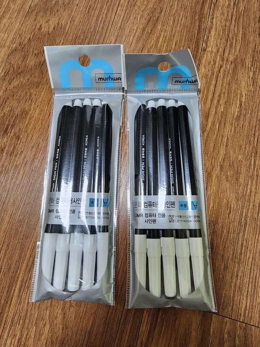 문화사 컴퓨터 사인펜 5개입