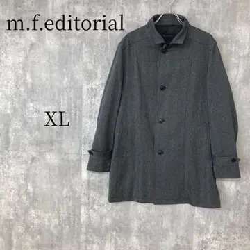 새상품급 m.f.editorial 에디토리얼 그레이 코트 XL