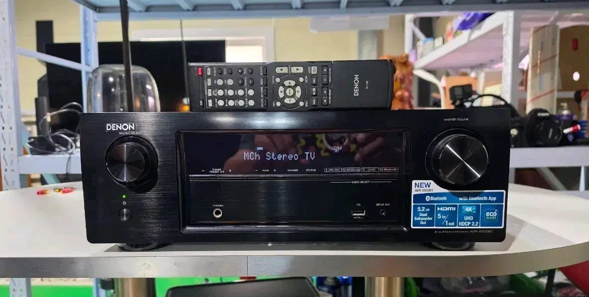 DENON AVR-X520BT 리시버 앰프 (블루투스 USB HDMI 지원)