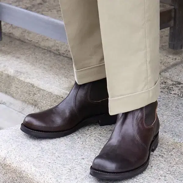 피그벨 사이드고어 부츠 빈티지 블랙