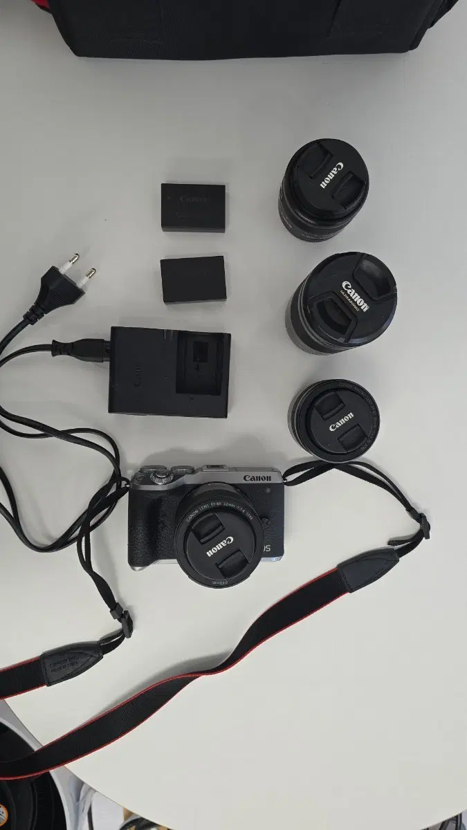 캐논 EOS M6 mark2 바디+렌즈 4개