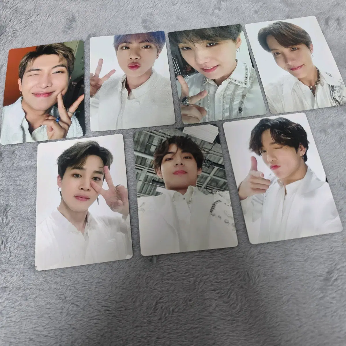 7장 세트 스픽콘 반지 미니포카 방탄 bts