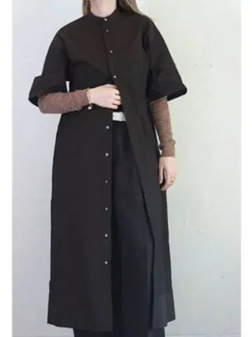 AURALEE FINX NYLON 원피스 블랙