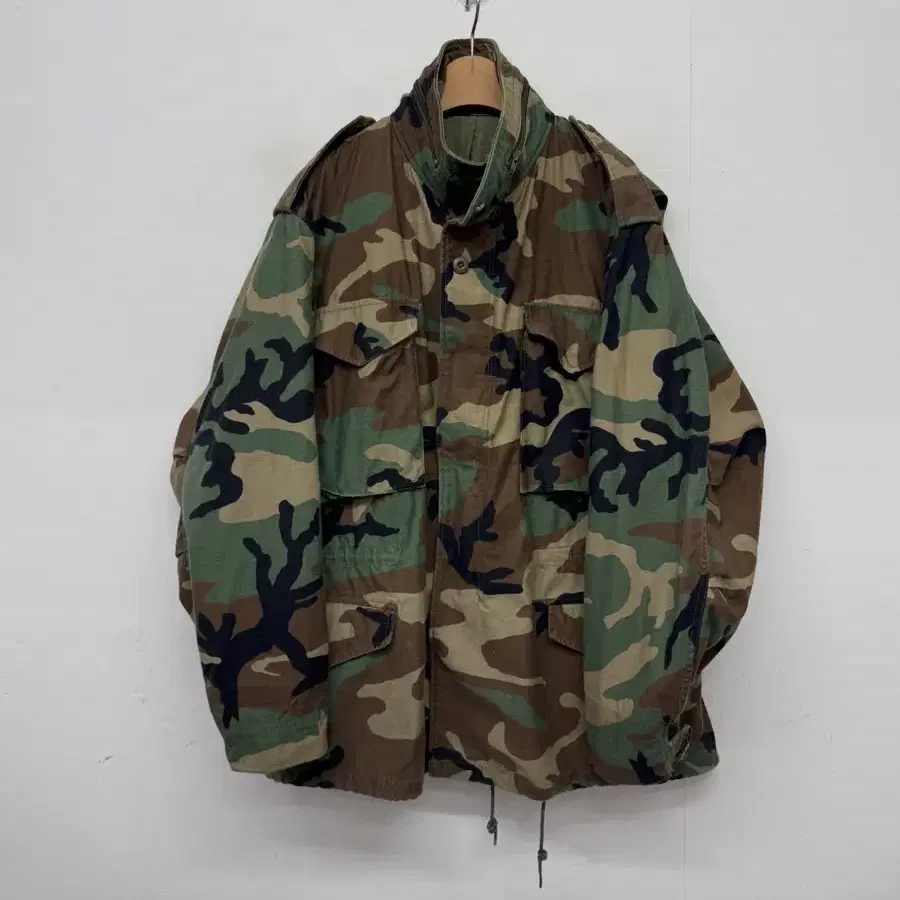 90s M65 우드랜드 카모 필드자켓