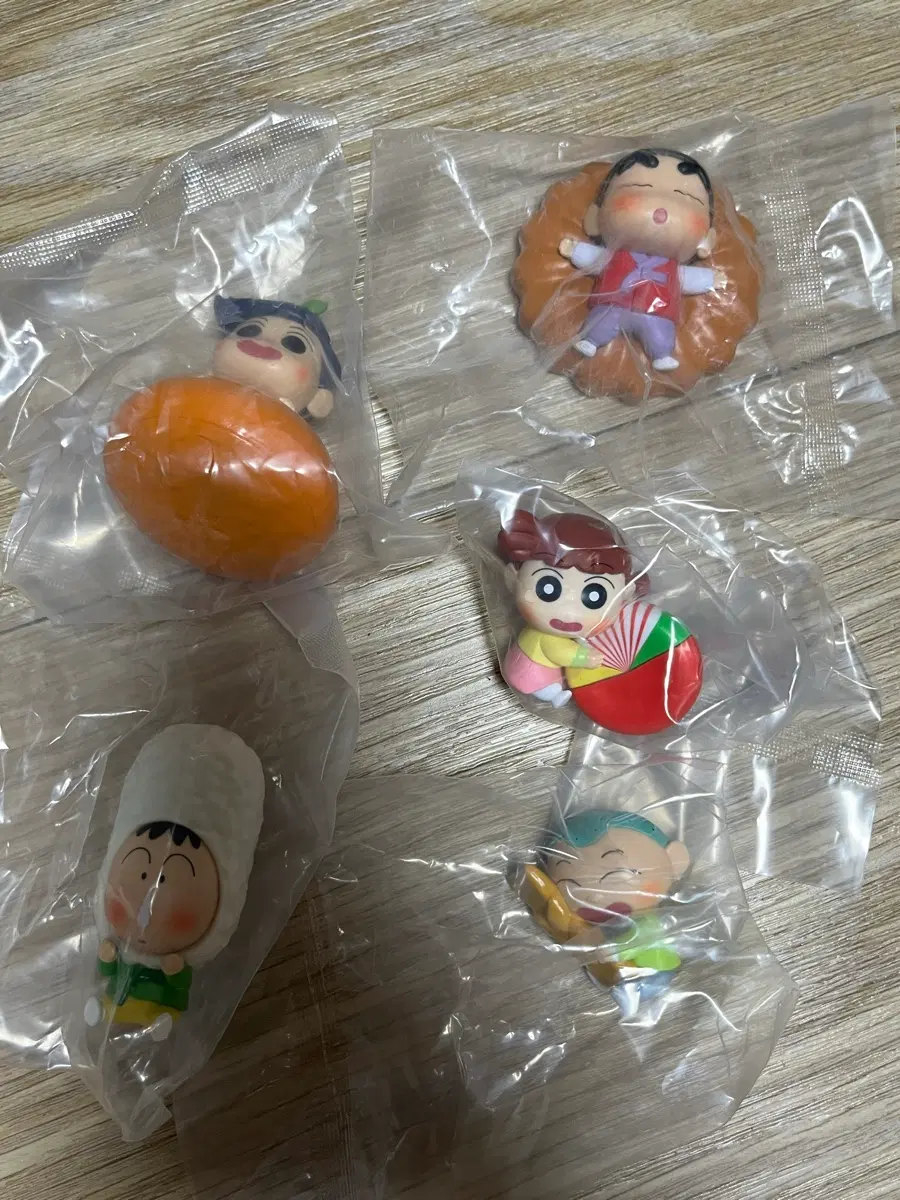 짱구 한과 피규어 5종 일괄 판매