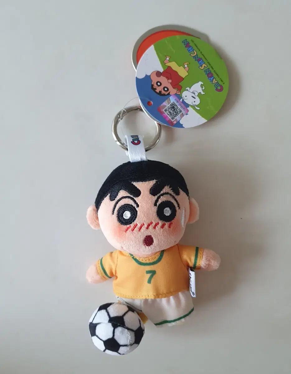 짱구 스포츠 축구 인형 키링 새상품