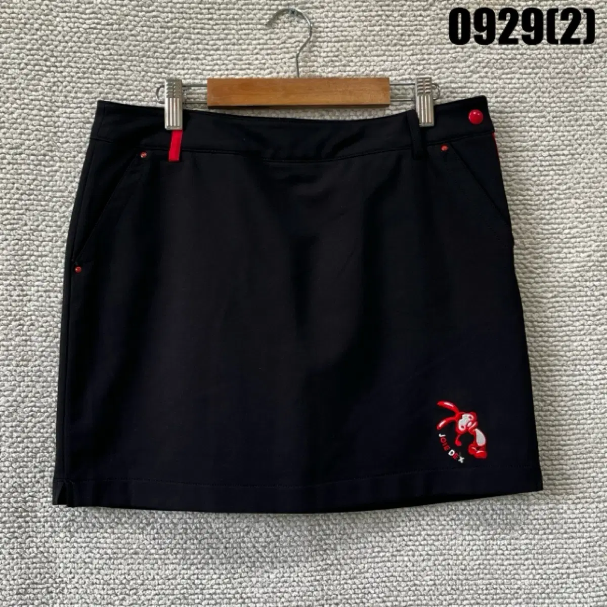 JDX  골프 스커트 블랙 70