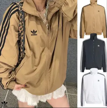 adidas 트랙 자켓 베이지 L 사이즈