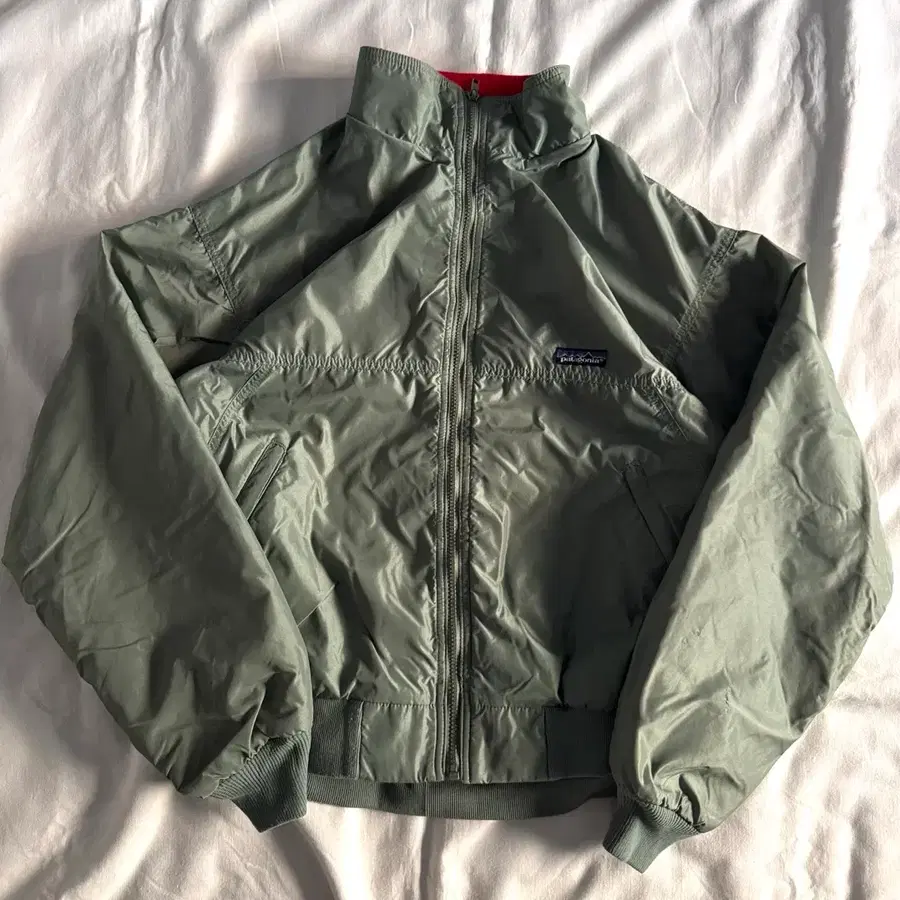 [L] 90s USA 파타고니아 쉘드 신칠라 자켓 올리브