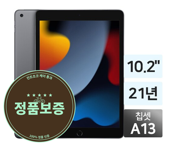 아이패드 9세대 64GB 셀룰러 박스 있음 배터리 81%