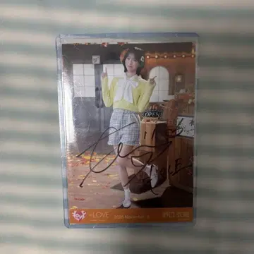 이코라브 =LOVE 노구치이오리 친필 사인 코모레비 메조포르테 히키