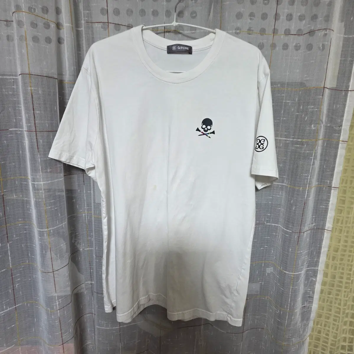G/FORE 골프웨어 반팔 티셔츠 화이트