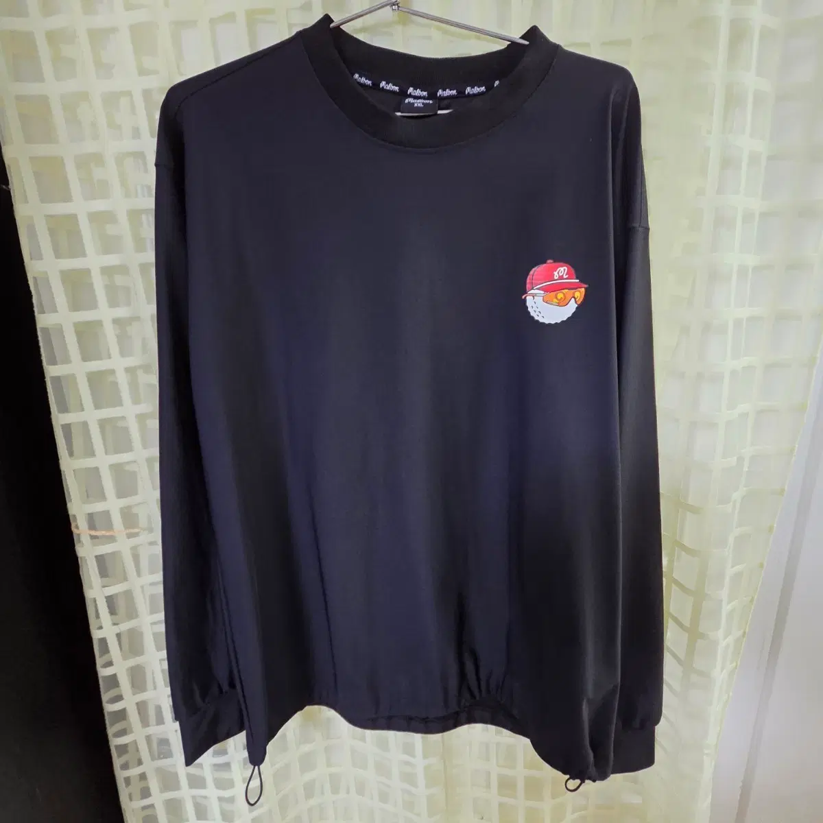 말본 골프웨어 긴팔 티셔츠 블랙 2XL