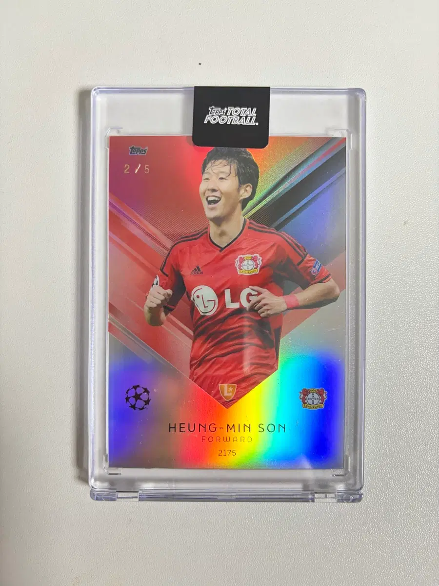 레버쿠젠 손흥민 카드 Topps Total Football 5한정