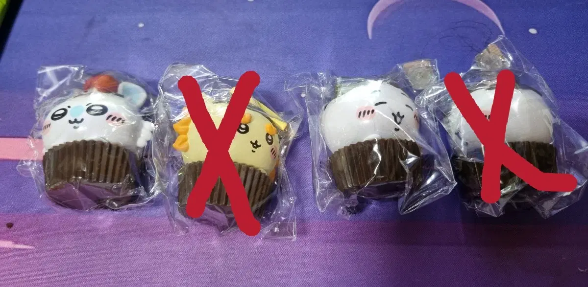 먼작귀 모니터 컵케이크 피규어 교환