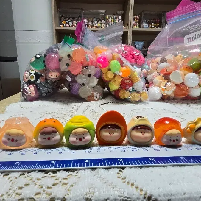 무궁무진 캐릭터 피규어 키링 부자재 모음 10개 3500원
